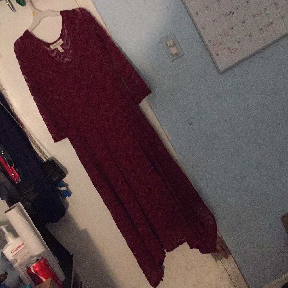 Pregnancy Maroon Dress
